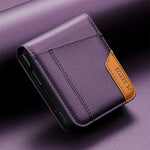 Samsung Galaxy Z Flip 7 Leather Wallet Case