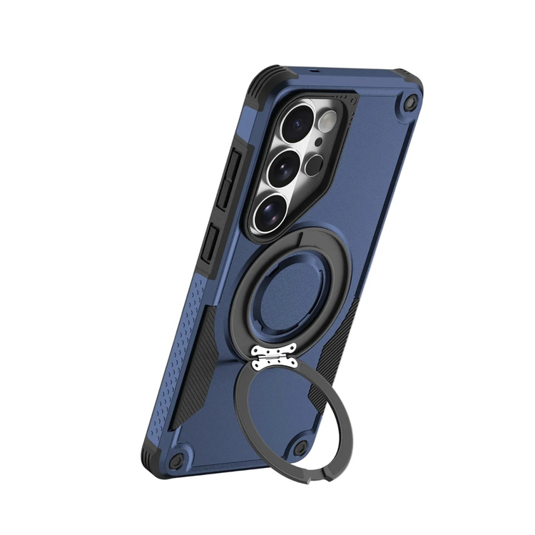 Shockproof Armor Case with 360° Rotating Ring Stand for Samsung Galaxy S26 Series