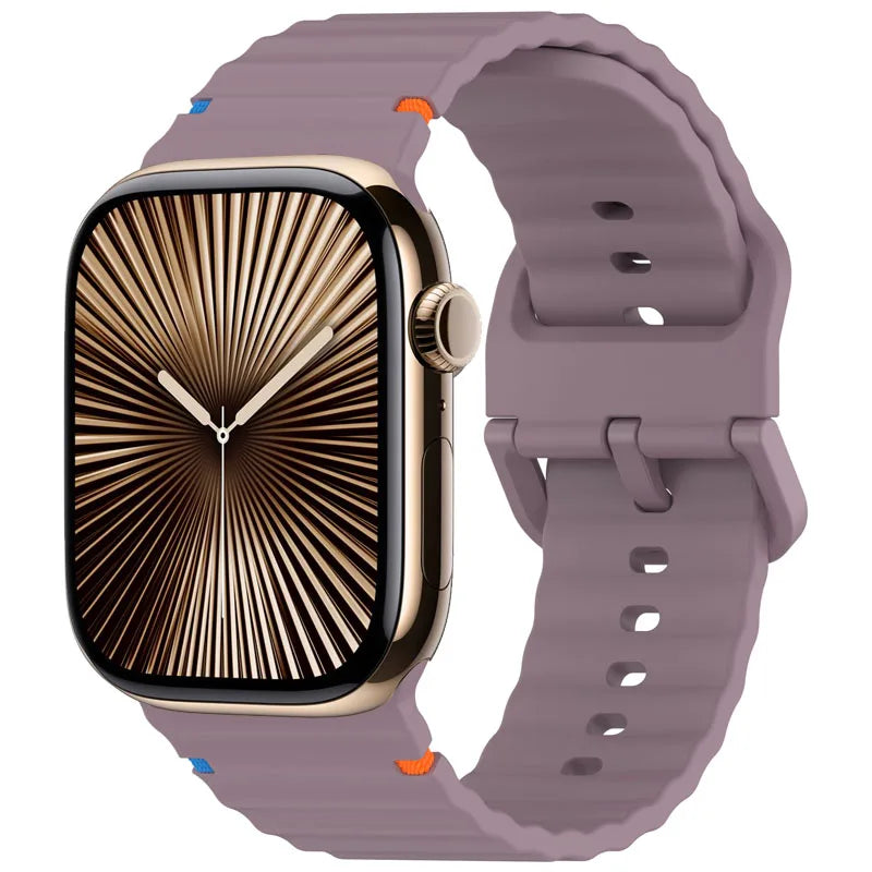 Flexible Silicone Watch Band for Apple Watch