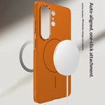 Luxury PU Leather Magnetic Case with Lens Protection for Samsung Galaxy S26 Ultra