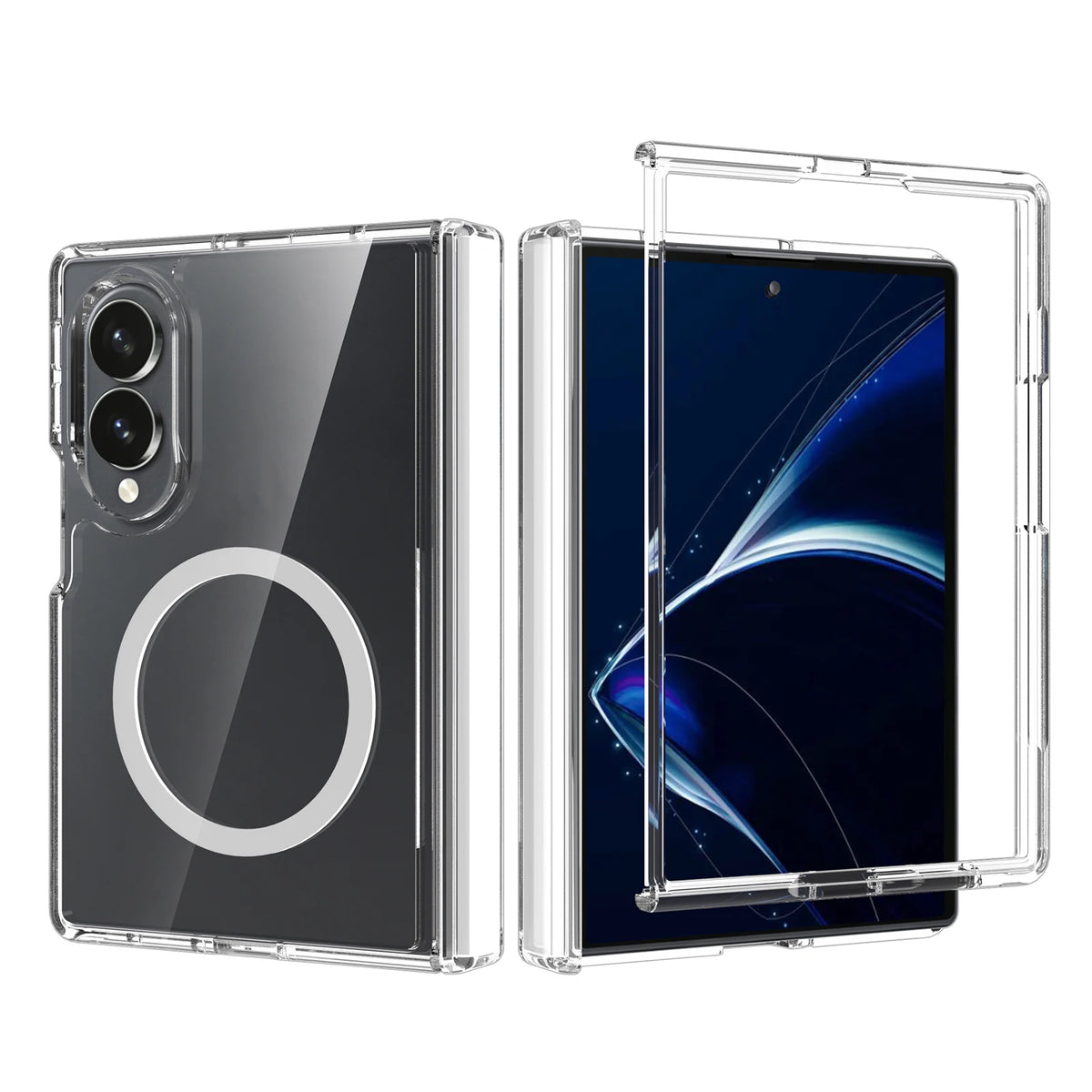 Anti-Yellowing Slim Magnetic Protective Cover for Samsung Galaxy Z Fold 8