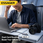 Essager 2-in-1 USB-A Type-C Card Reader