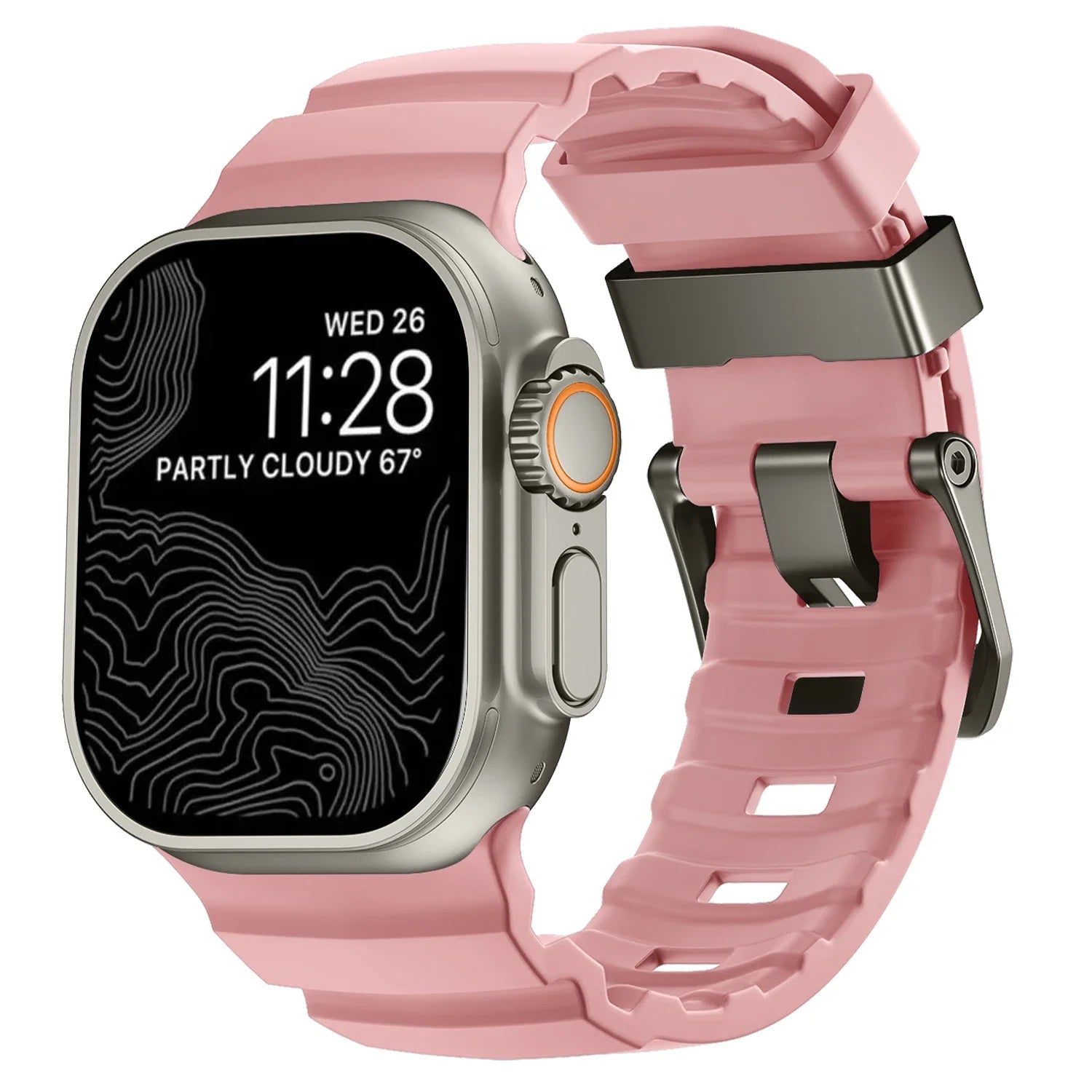 Durable Trail Silicone Replacement Strap for Apple Watch