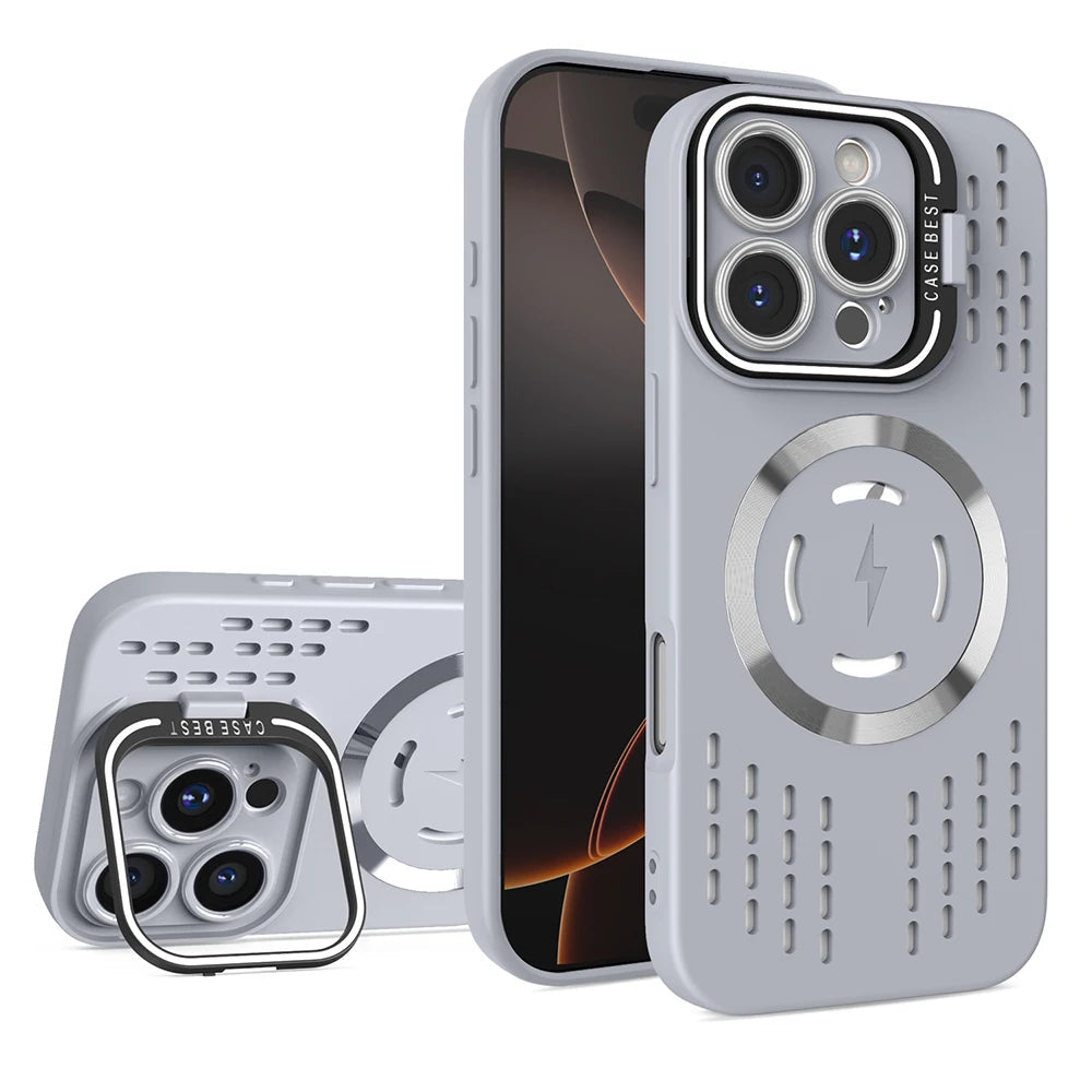 iPhone 16 Series Heat Dissipation MagSafe Case with Camera Protector