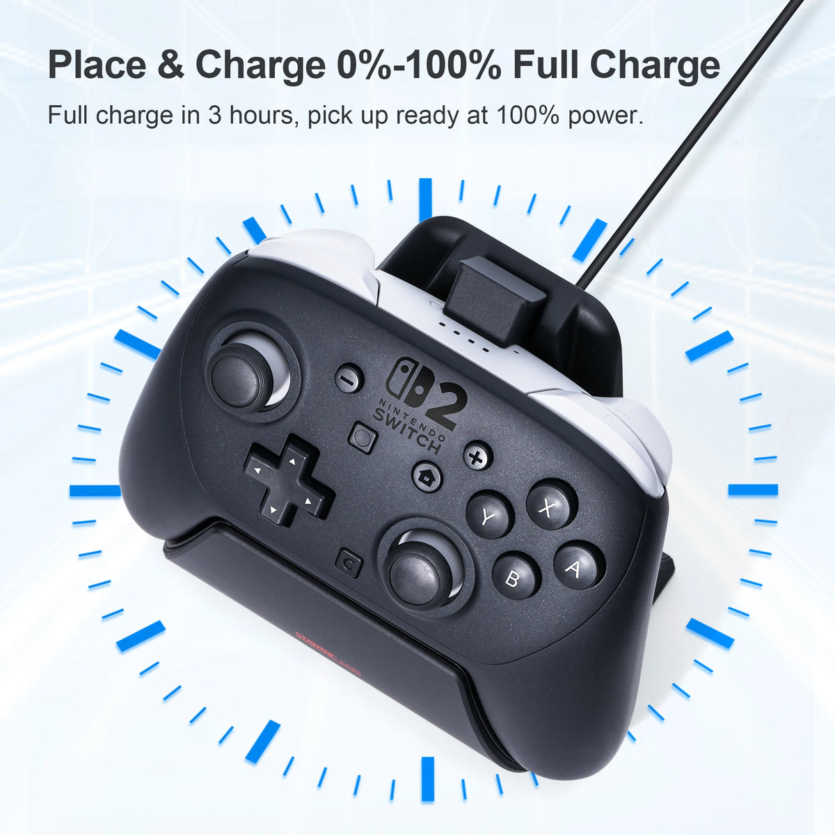 Nintendo Switch 2 Pro Controller Fast Charging Dock