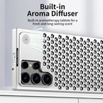 Shockproof Aluminum Metal Bumper Shell with Perfume Cooling Design for Samsung Galaxy S25 Ultra