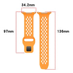 Perforated Silicone Sport Band with Quick-Release Connector for Samsung Galaxy Watch Ultra 2