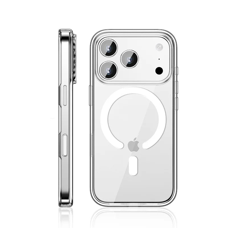 MagSafe Compatible Transparent Case for iPhone 17 Series