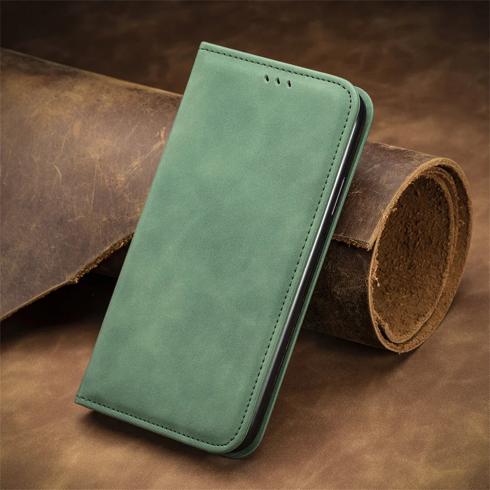 Business Flip Wallet Case with Card Holder for iPhone 17 Series