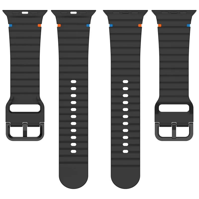 Flexible Silicone Watch Band for Apple Watch