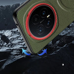 Nylon Woven Leather Magnetic Case for Honor Magic 8 / 8 Pro