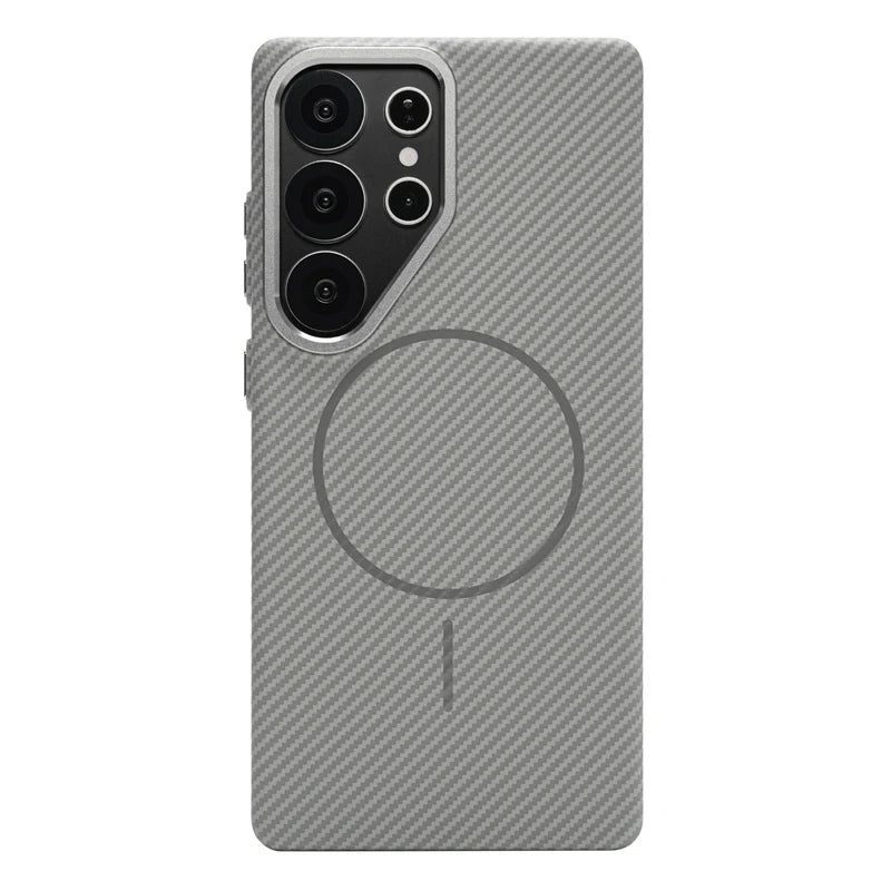 Ultrathin Magnetic Carbon Fiber PC Case for Samsung Galaxy S25 Series