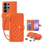 Pebbled Leather Crossbody Wallet Case for Samsung Galaxy S25 Series