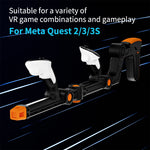 VR Gun Stock Attachment for Meta Quest 3/3S Controllers