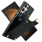 Premium PU Leather Wallet Case with Card Slot for Samsung Galaxy S24 Series