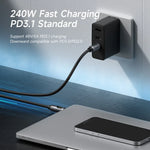 Hagibis USB-C to USB-C Cable with LED Display