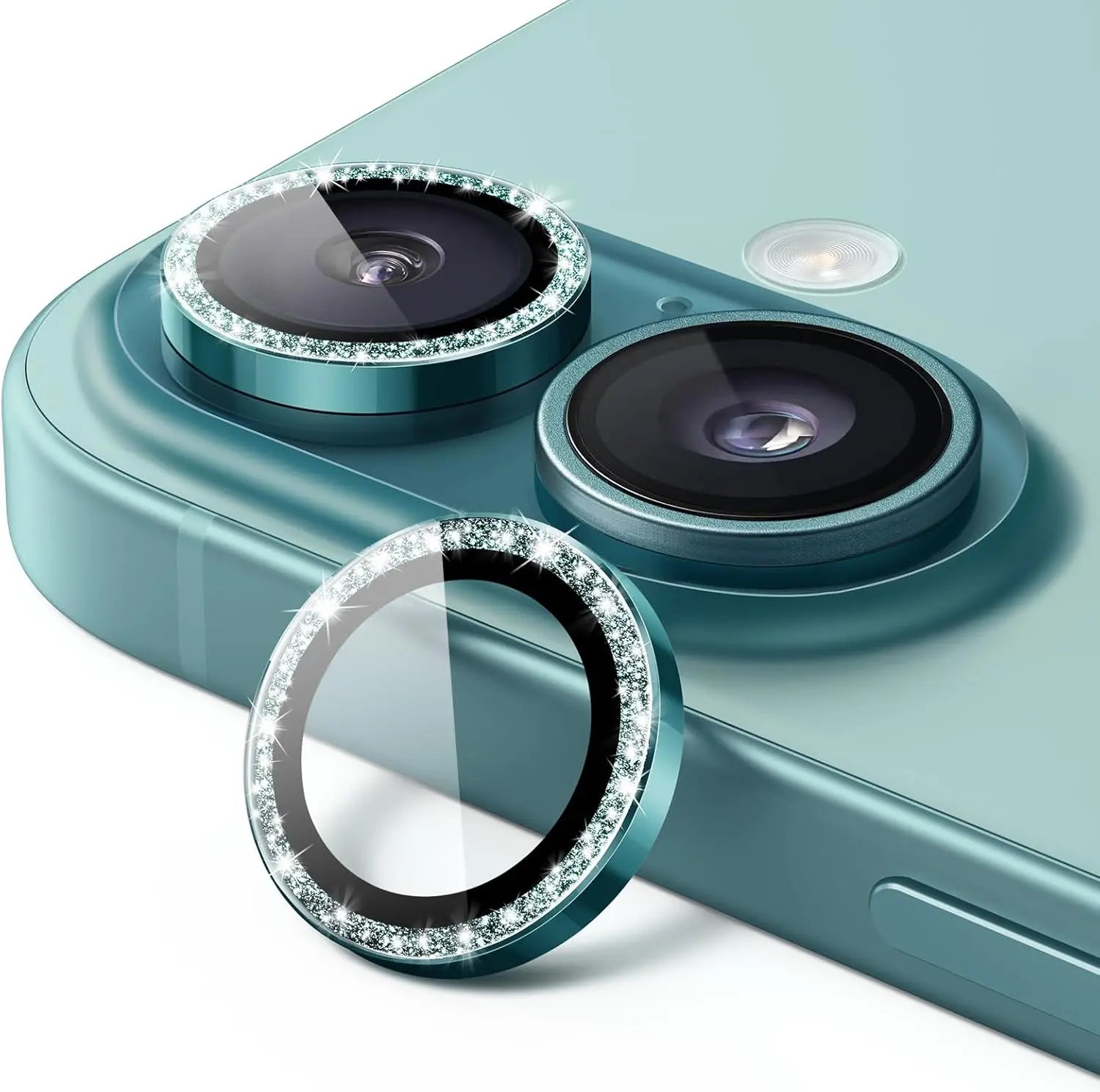 Bling Glitter Camera Lens Protector for iPhone 16 Series