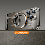 MagSafe Phone Case with 360° Rotation Finger Ring for iPhone 15 Series