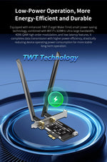 COMFAST CF-BE6500 WiFi 7 PCIe Network Card