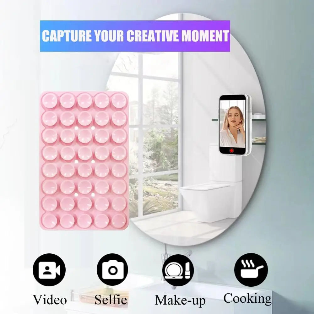 3-Pack Double-Sided Suction Cup Phone Holder