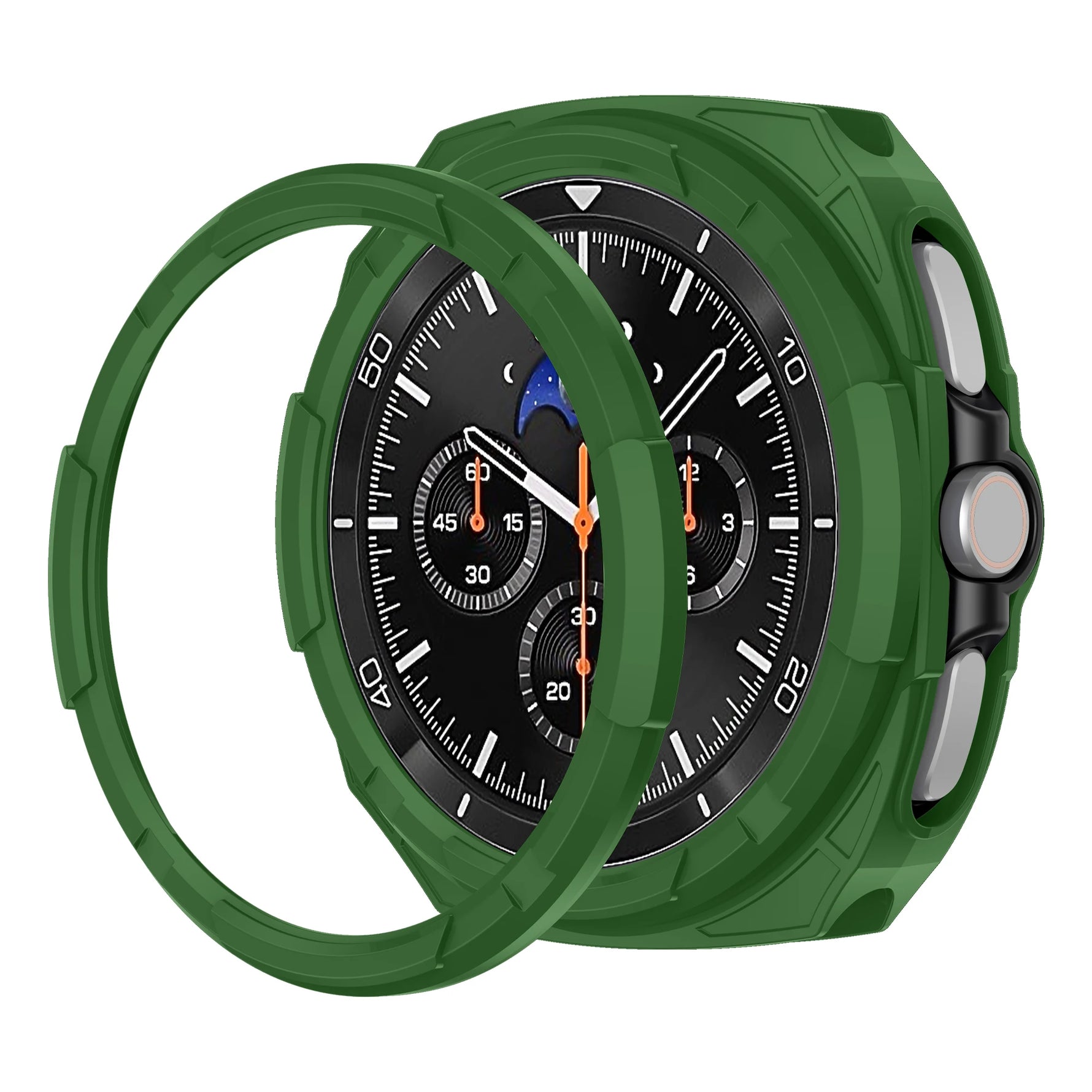 Shockproof Rugged Bezel TPU Case for Samsung Galaxy Watch 8 Classic