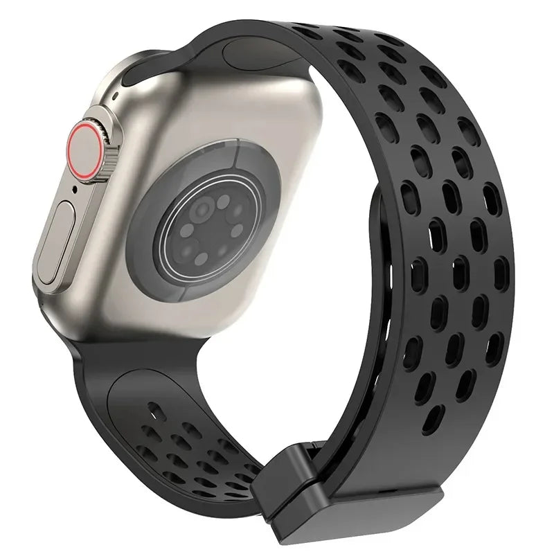 Flexible Silicone Magnetic Strap for Apple Watch