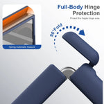 Frosted Hinge Protection Case with Magnetic Ring for Samsung Galaxy Z Fold 8