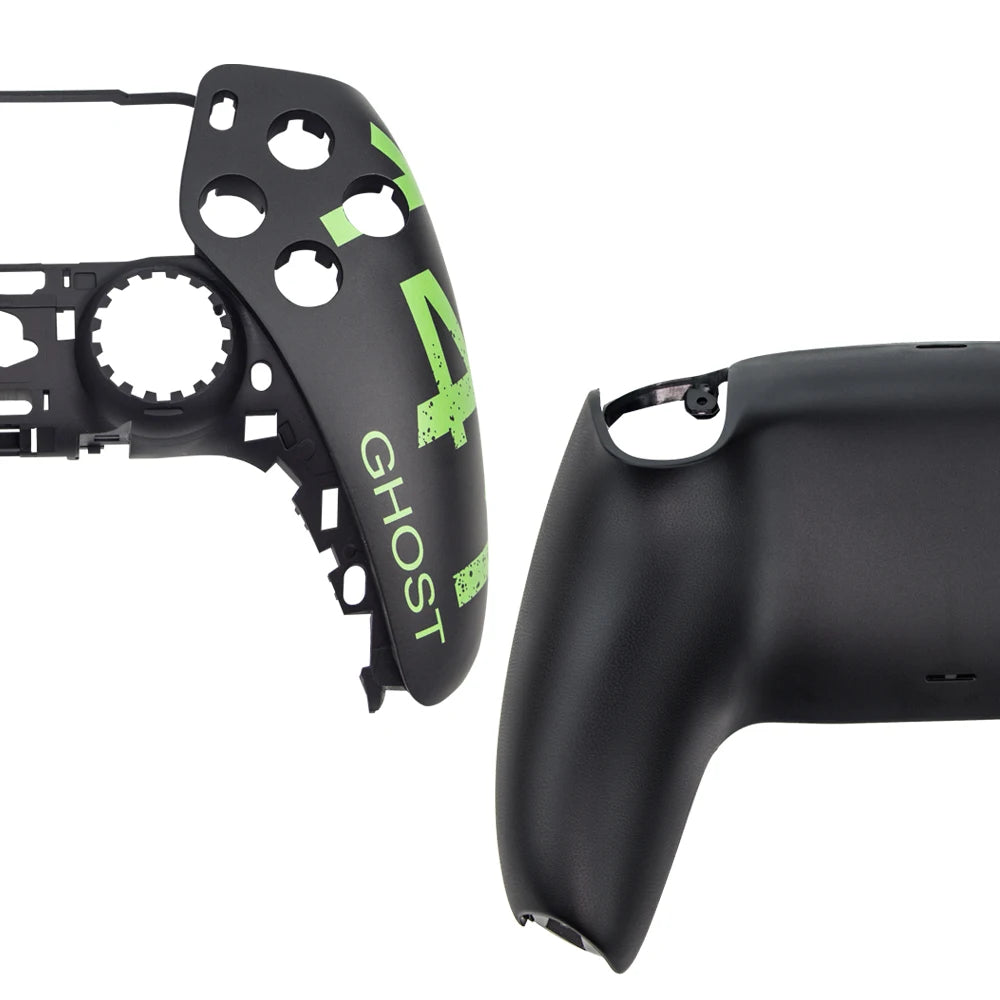 Black and Green Replacement Shell Kit for PS5 DualSense Controller