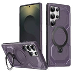 Samsung Galaxy S25 Series Protective Magnetic Case with Rotating Stand