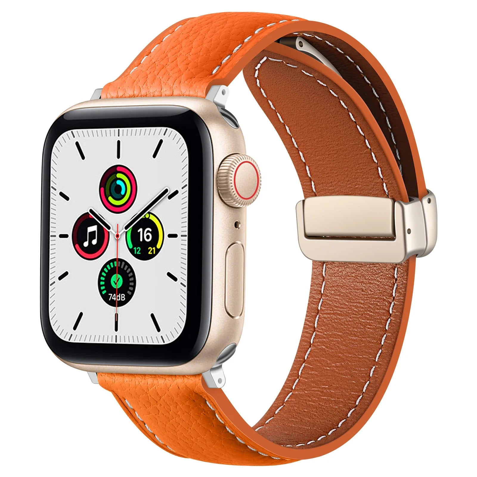 Premium Leather Bracelet Strap for Apple Watch