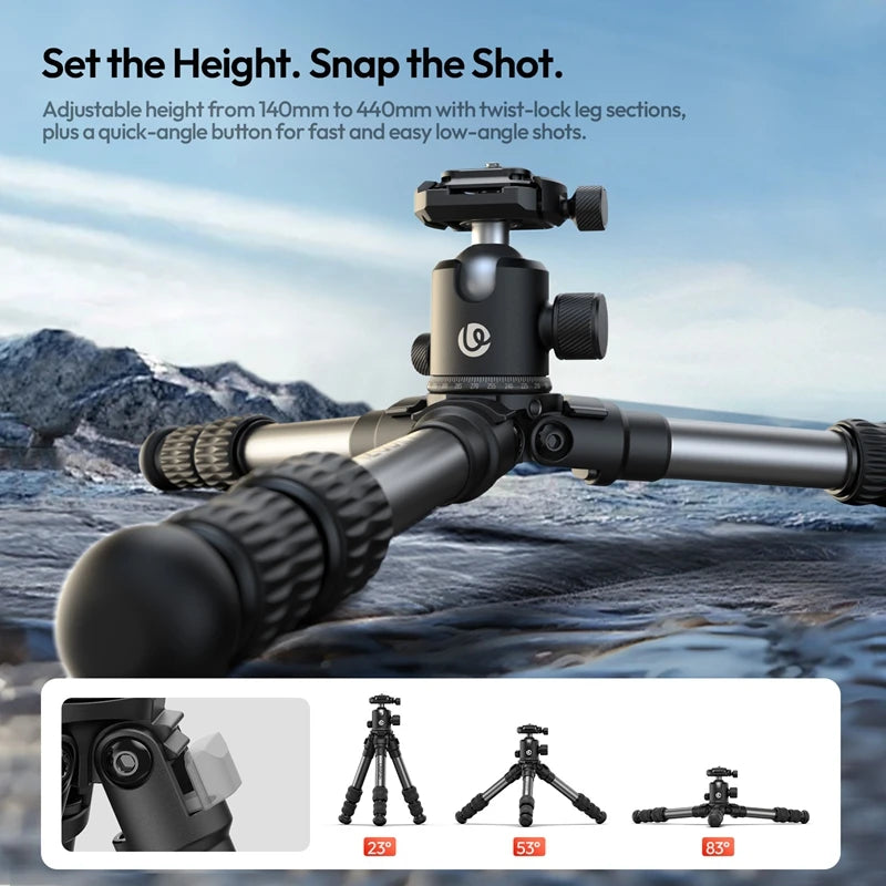 Ulanzi TT30 Adjustable Travel Tripod
