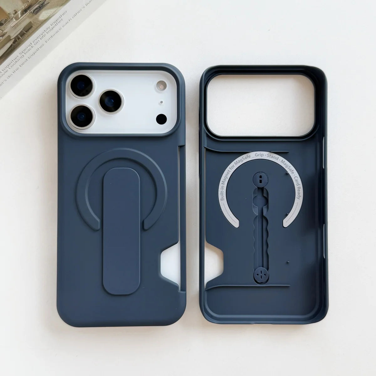 Shockproof MagSafe Wallet Case with Card Slot for iPhone 17 Series