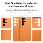 360 Full Protection PU Leather Phone Case for Samsung Galaxy S24 Series