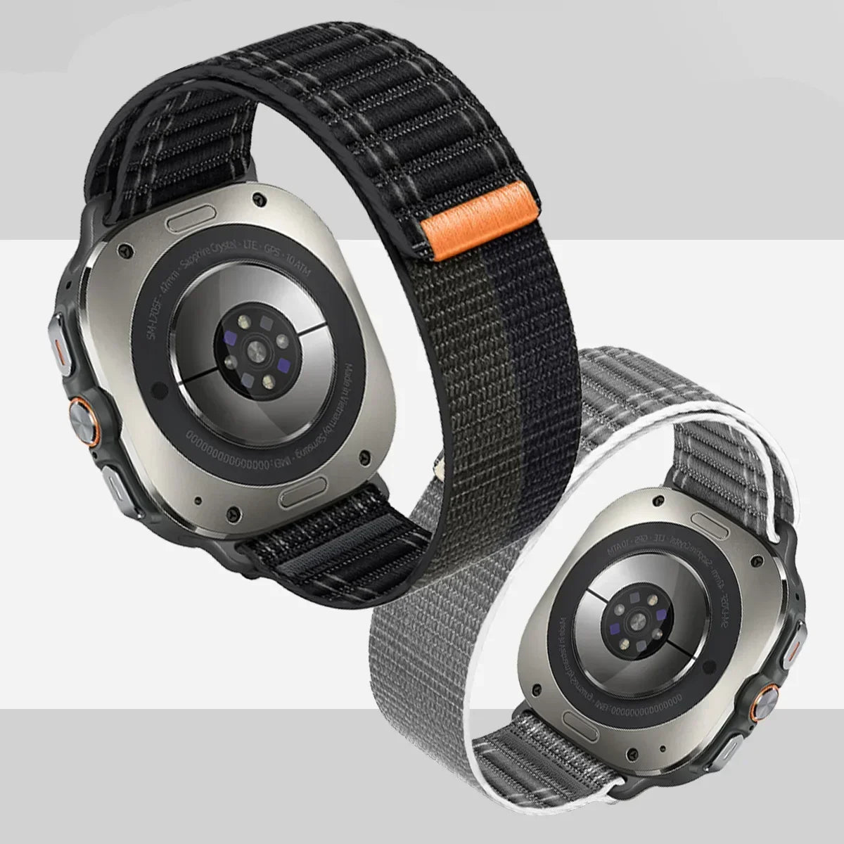 Nylon Loop Strap with Hook for Samsung Galaxy Watch Ultra 2