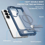 Anti-Fingerprint Hybrid Case with Stand for Samsung Galaxy S26 Series