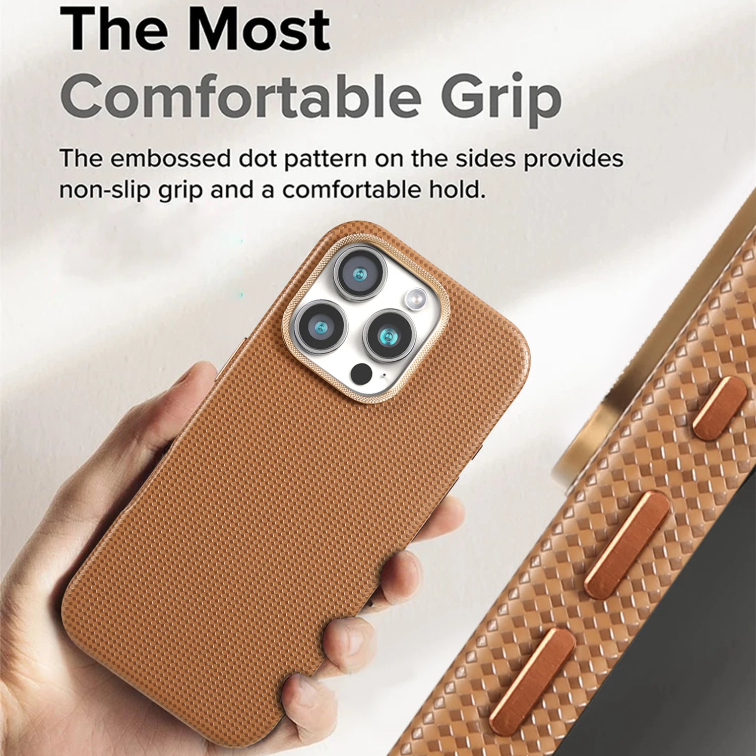 Premium Ultra-Thin Leather MagSafe Case for iPhone 16 Series