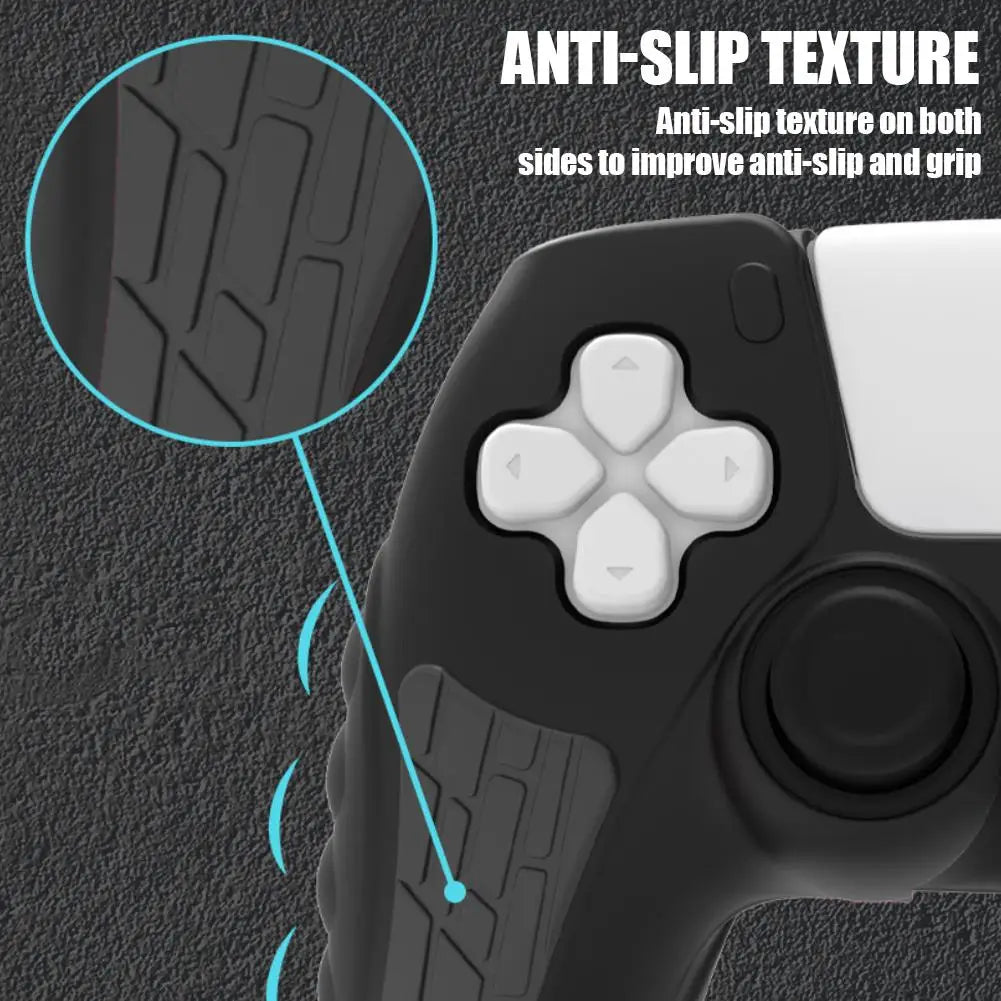 Textured Silicone PlayStation 5 Controller Grip Cover