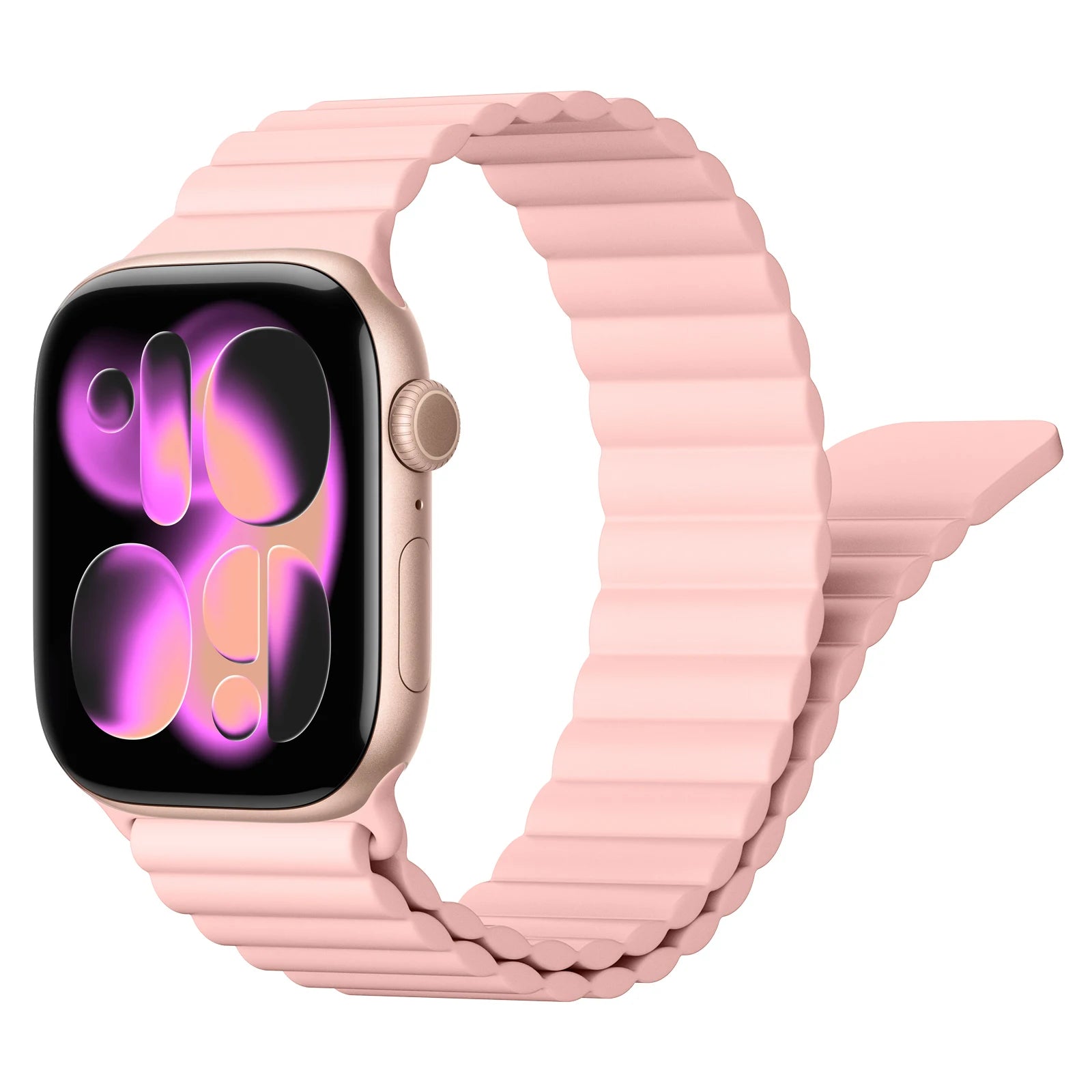 Adjustable Magnetic Silicone Band for Apple Watch