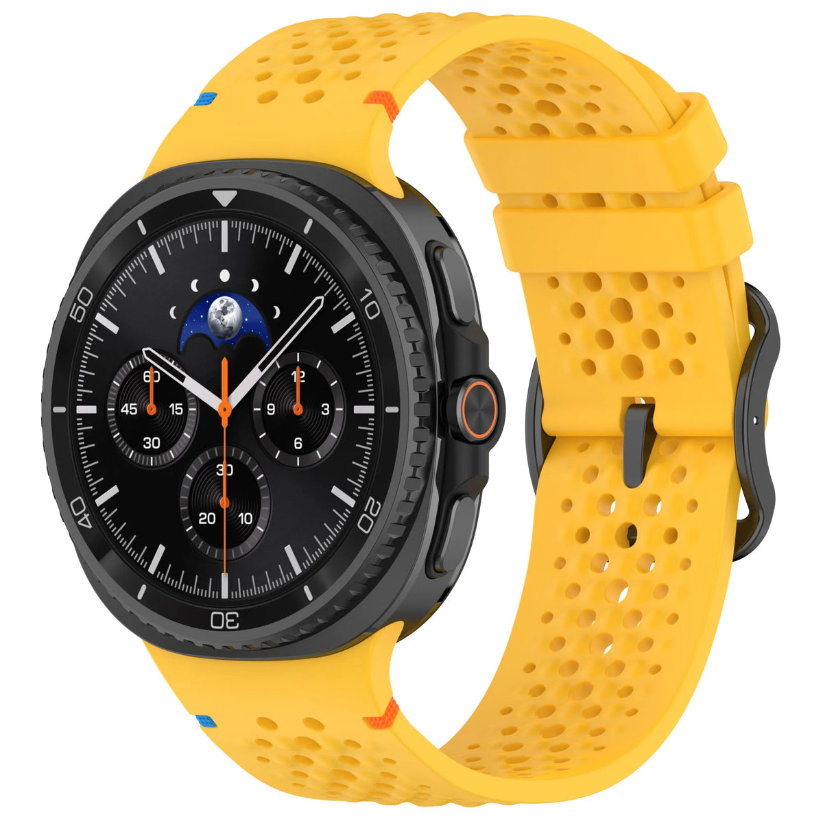 Perforated Silicone Watch Band for Samsung Galaxy Watch 9