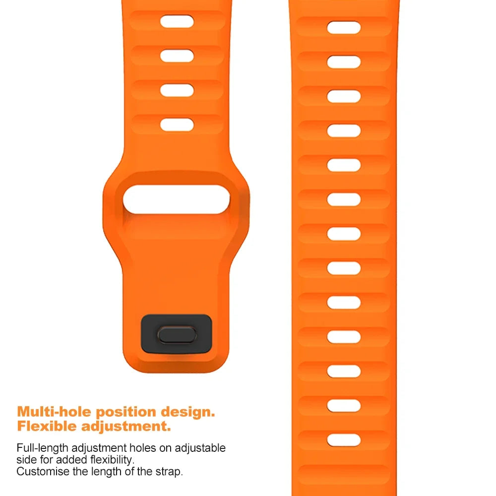 No Gaps Silicone Strap for Samsung Galaxy Watch 7 - Smooth & Secure Fit