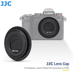 JJC Vignetting-Free Lens Cap Cover for Panasonic Lumix S 26mm f/8 Lens (Leica L, S-R26)