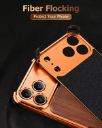 Natural Wood Style Half-Cover Case for iPhone 17 Pro & Pro Max