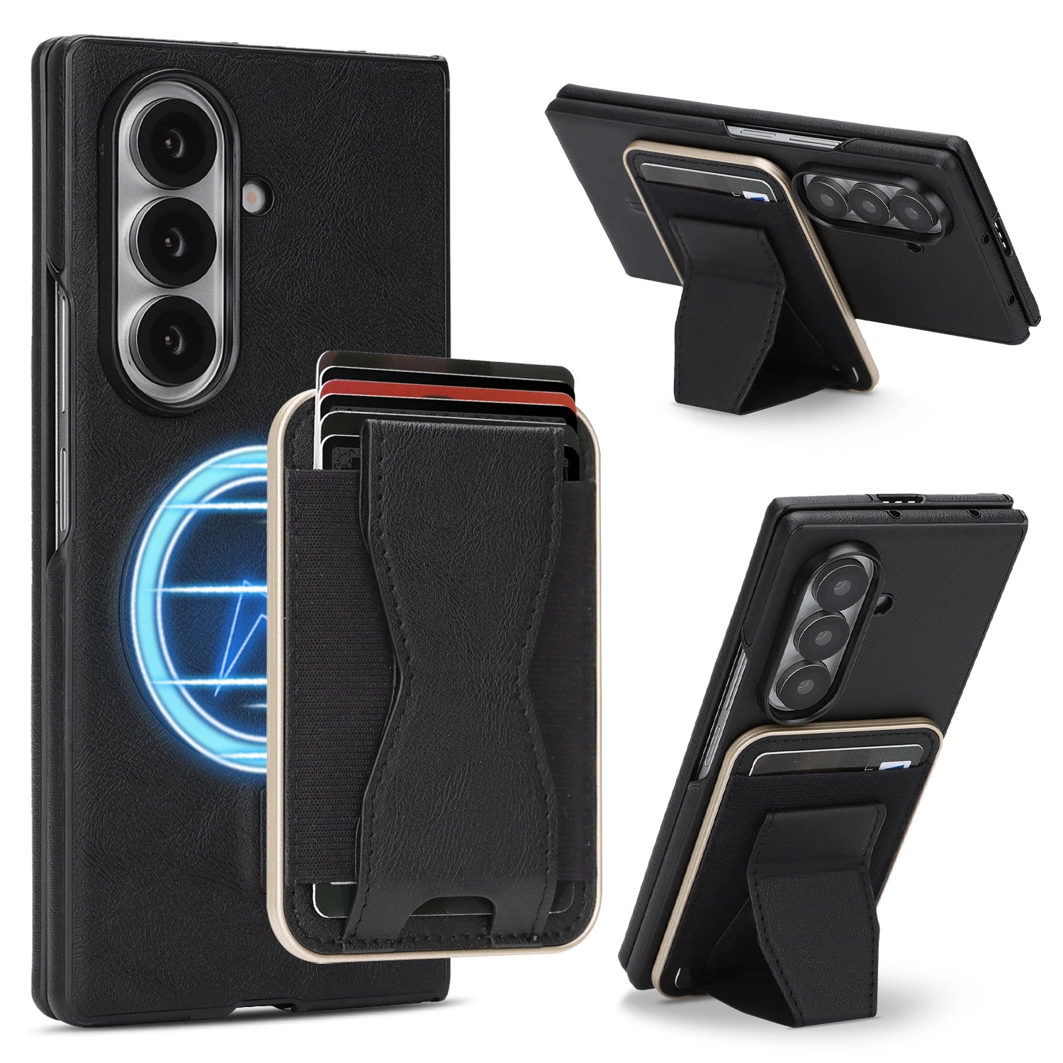2-in-1 Magnetic Detachable Wallet Case for Samsung Galaxy Z Fold 6