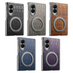 Premium Magnetic Crocodile Pattern Leather Case for Samsung Galaxy Z Fold 8