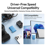 Ulanzi DC01 2-in-1 Memory Card Case with Dual-Slot Card Reader
