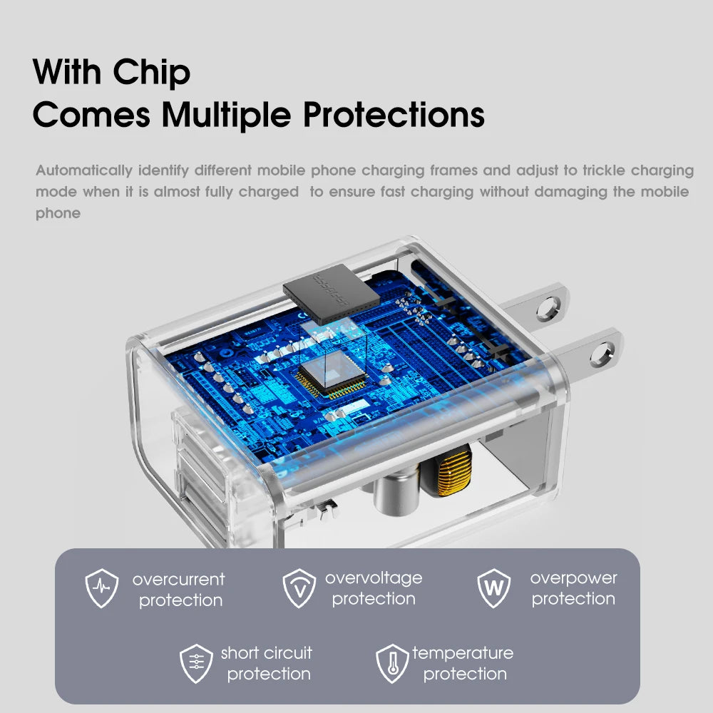 Essager Dual USB Charger Adapter