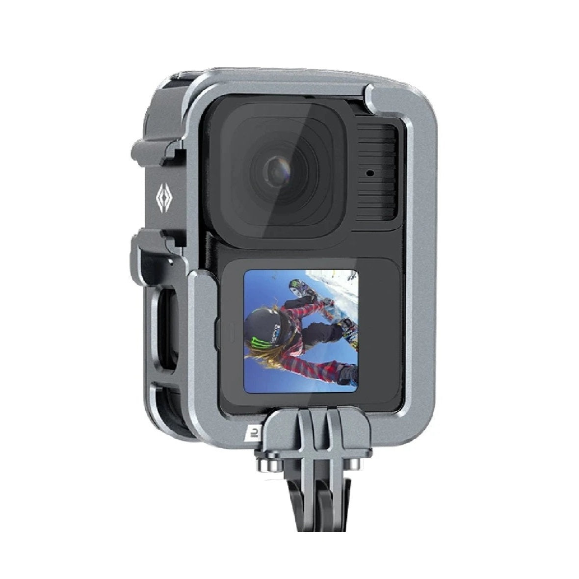 TELESIN Aluminium Alloy Frame Case for GoPro Hero Action Cameras
