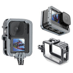 TELESIN Aluminium Alloy Frame Case for GoPro Hero Action Cameras