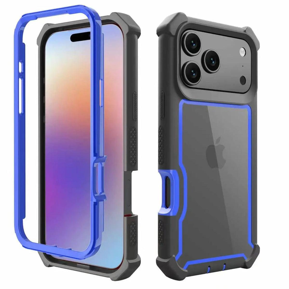 Transparent Shockproof Bumper Case for iPhone 17 Series