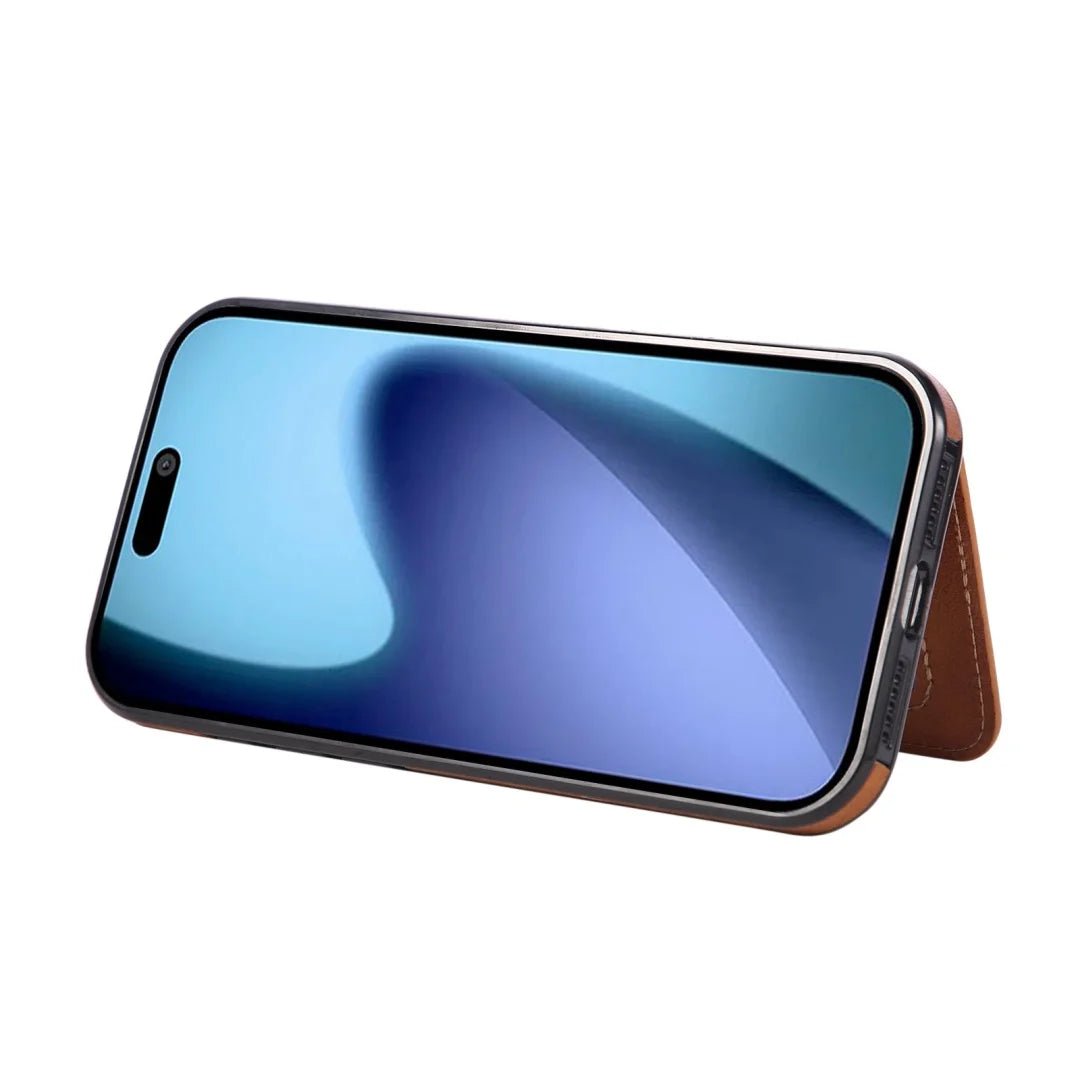 RFID Blocking Magnetic Leather Wallet Phone Case for iPhone 17 Series